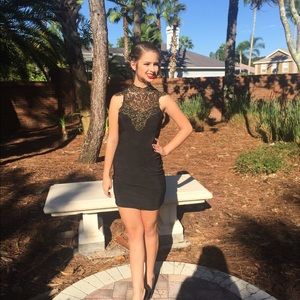 Black homecoming dress